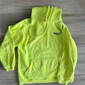 Balenciaga Vibrant Lime Green Hoodie